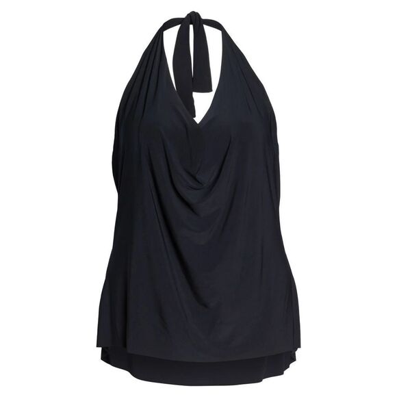 New! MAGICSUIT Sophie Plus Size Halter Tankini Swim Top Underwire Black Size 16W - Picture 5 of 5